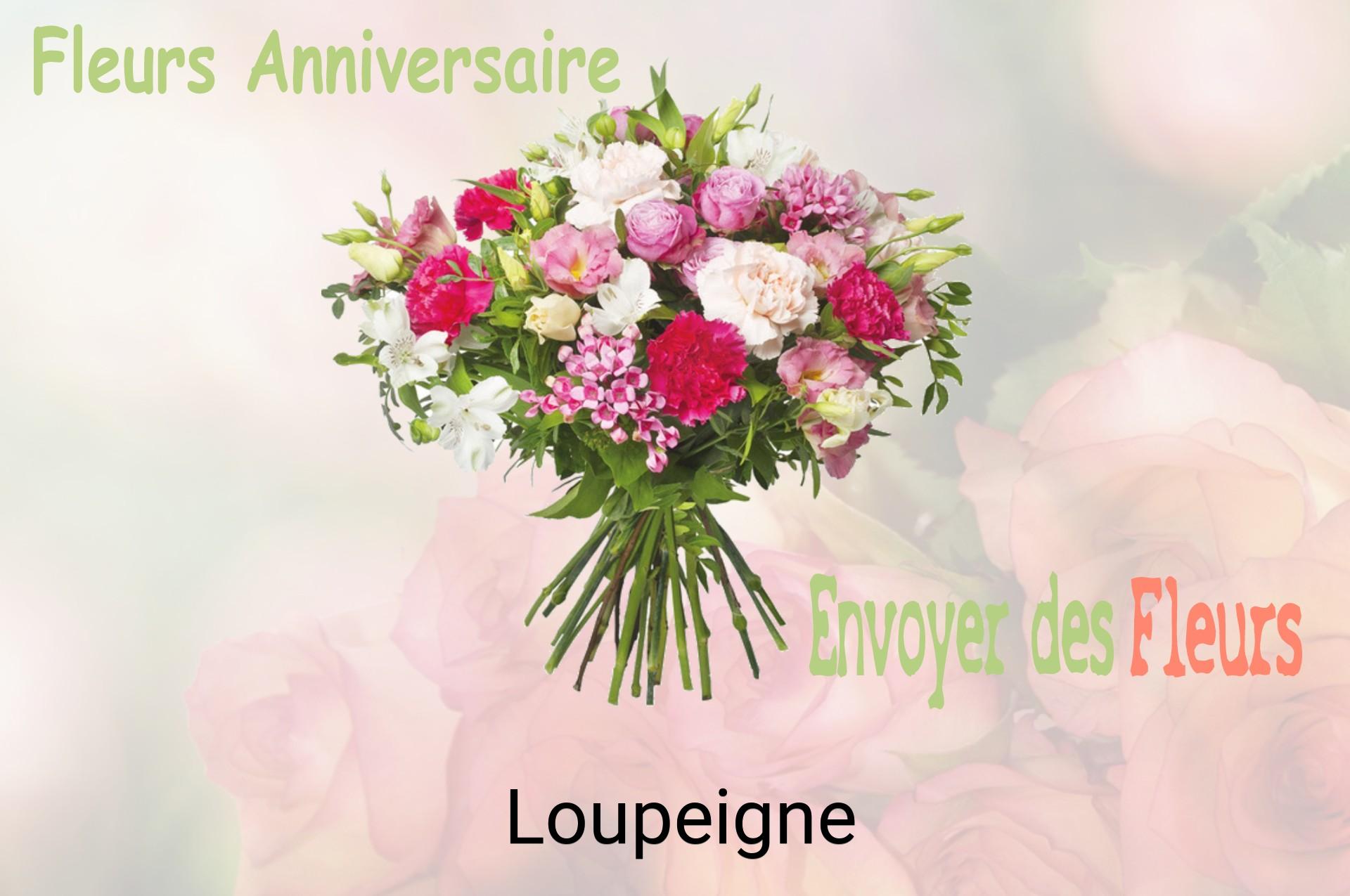 Bouquet de fleurs d’anniversaire livré à Loupeigne